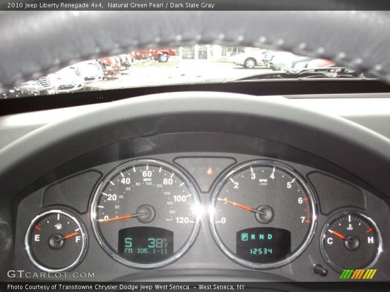 Natural Green Pearl / Dark Slate Gray 2010 Jeep Liberty Renegade 4x4