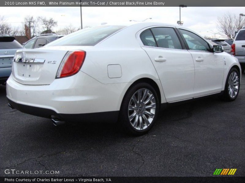  2010 MKS FWD White Platinum Metallic Tri-Coat