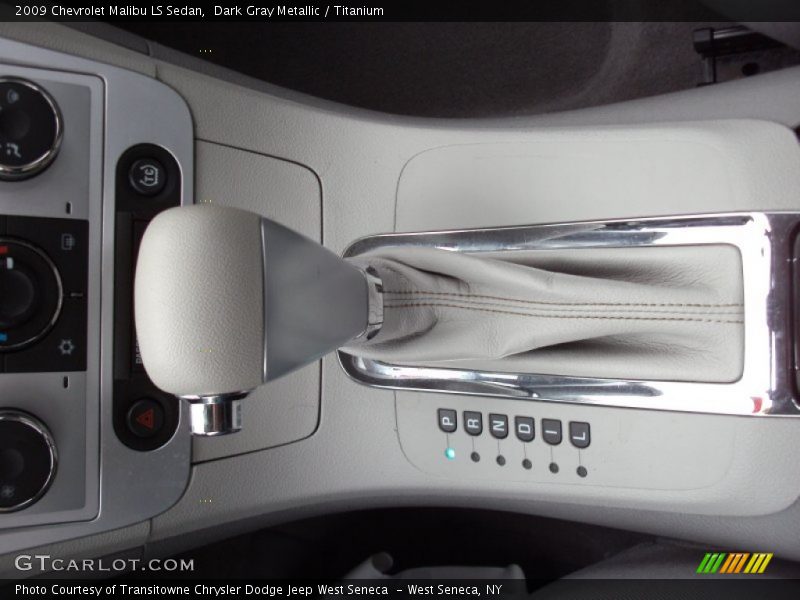 Dark Gray Metallic / Titanium 2009 Chevrolet Malibu LS Sedan
