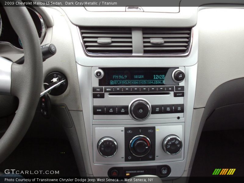Dark Gray Metallic / Titanium 2009 Chevrolet Malibu LS Sedan