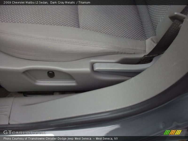 Dark Gray Metallic / Titanium 2009 Chevrolet Malibu LS Sedan