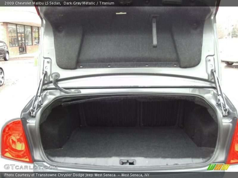 Dark Gray Metallic / Titanium 2009 Chevrolet Malibu LS Sedan