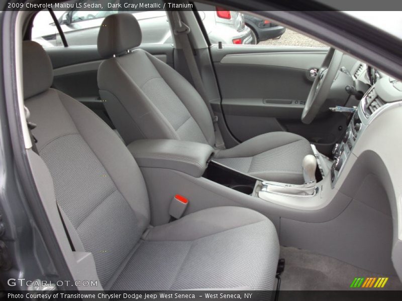 Dark Gray Metallic / Titanium 2009 Chevrolet Malibu LS Sedan