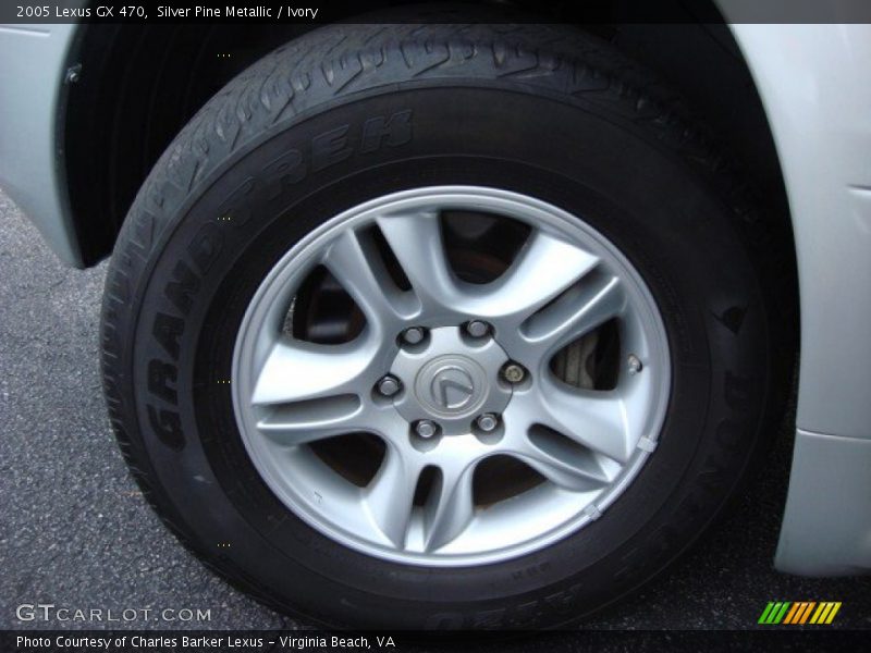 Silver Pine Metallic / Ivory 2005 Lexus GX 470