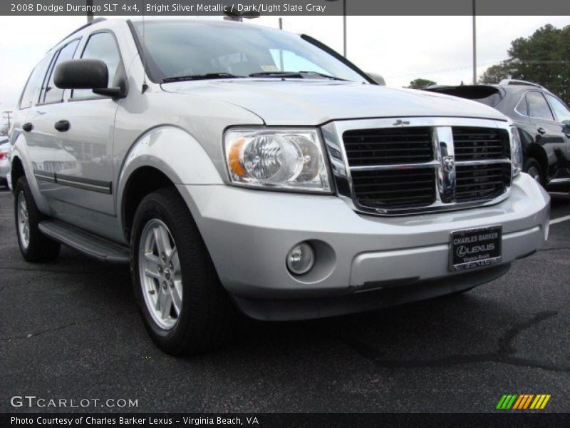 Bright Silver Metallic / Dark/Light Slate Gray 2008 Dodge Durango SLT 4x4