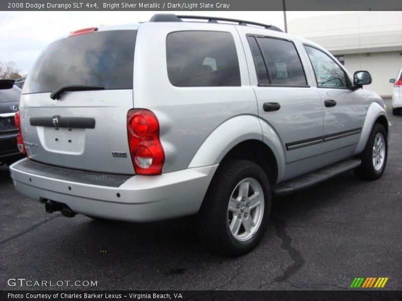 Bright Silver Metallic / Dark/Light Slate Gray 2008 Dodge Durango SLT 4x4