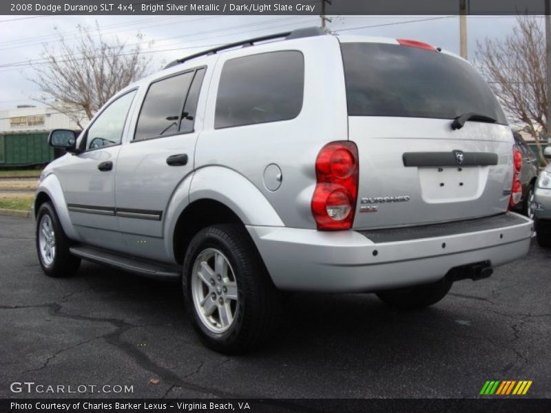 Bright Silver Metallic / Dark/Light Slate Gray 2008 Dodge Durango SLT 4x4