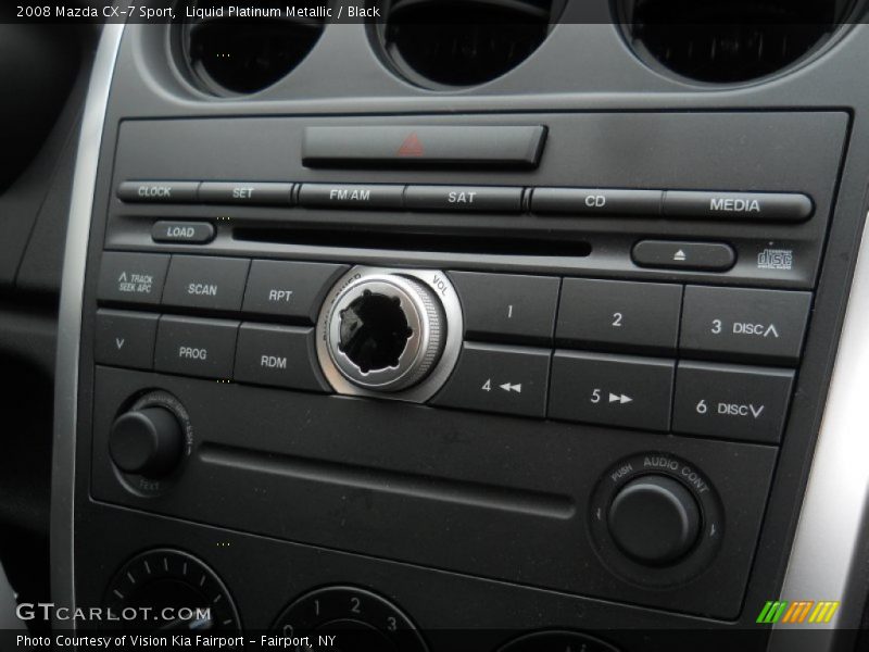 Liquid Platinum Metallic / Black 2008 Mazda CX-7 Sport