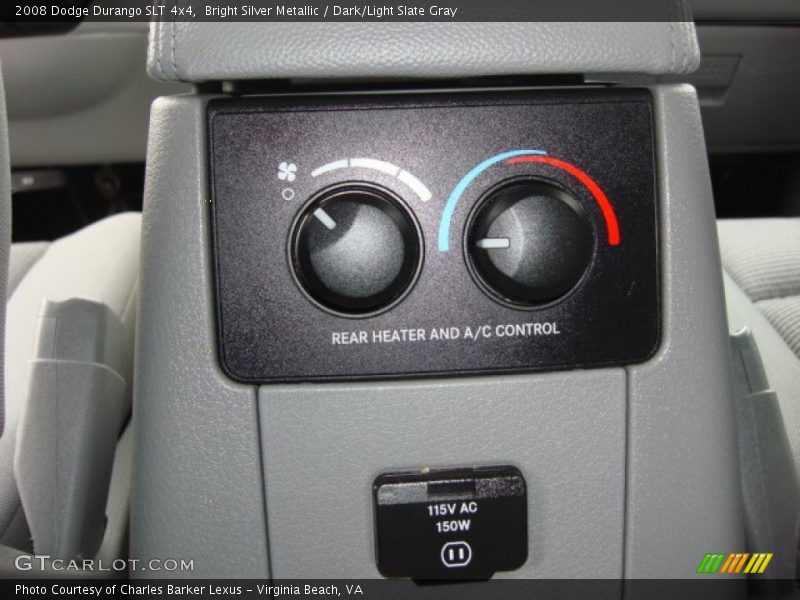 Bright Silver Metallic / Dark/Light Slate Gray 2008 Dodge Durango SLT 4x4