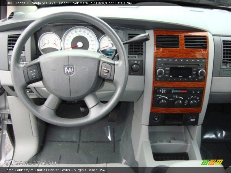 Bright Silver Metallic / Dark/Light Slate Gray 2008 Dodge Durango SLT 4x4