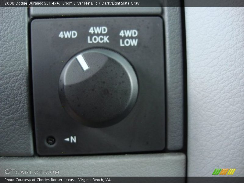 Bright Silver Metallic / Dark/Light Slate Gray 2008 Dodge Durango SLT 4x4