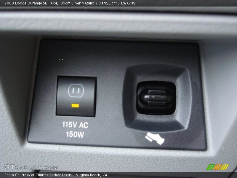 Bright Silver Metallic / Dark/Light Slate Gray 2008 Dodge Durango SLT 4x4