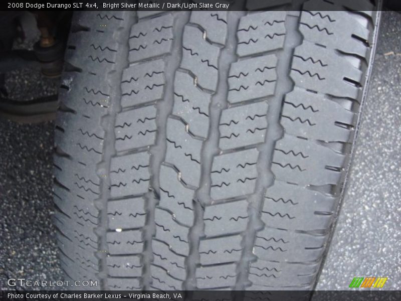 Bright Silver Metallic / Dark/Light Slate Gray 2008 Dodge Durango SLT 4x4