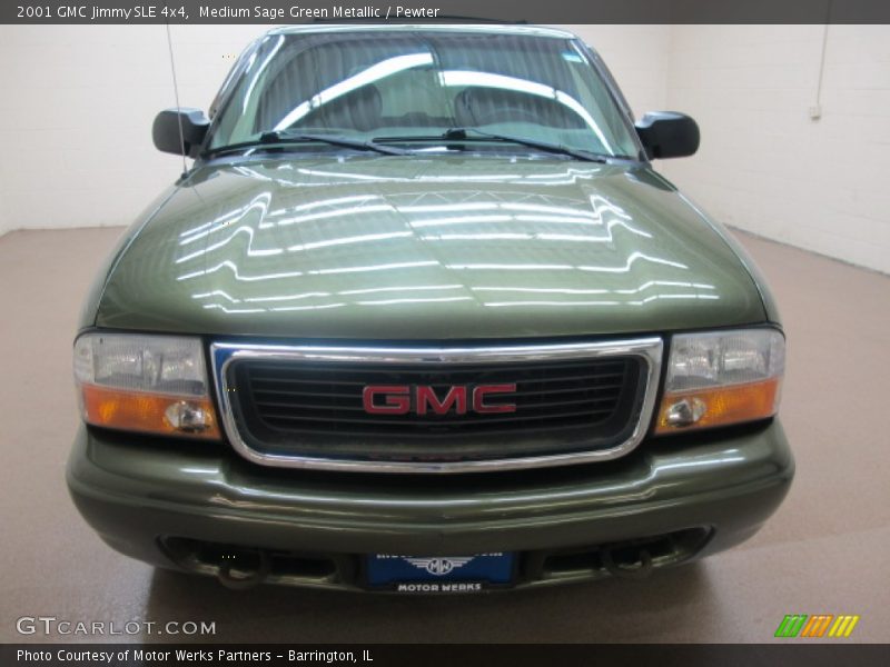 Medium Sage Green Metallic / Pewter 2001 GMC Jimmy SLE 4x4