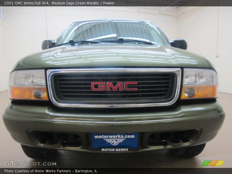 Medium Sage Green Metallic / Pewter 2001 GMC Jimmy SLE 4x4