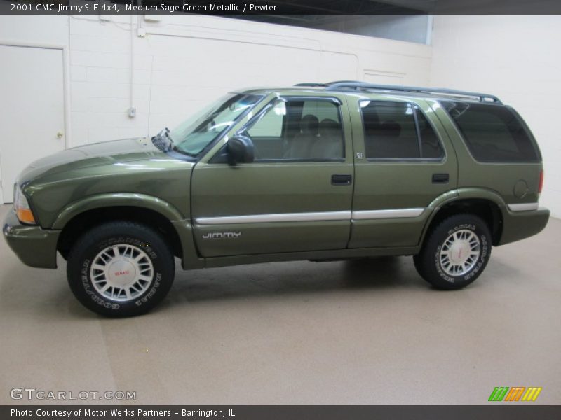  2001 Jimmy SLE 4x4 Medium Sage Green Metallic