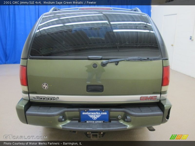 Medium Sage Green Metallic / Pewter 2001 GMC Jimmy SLE 4x4