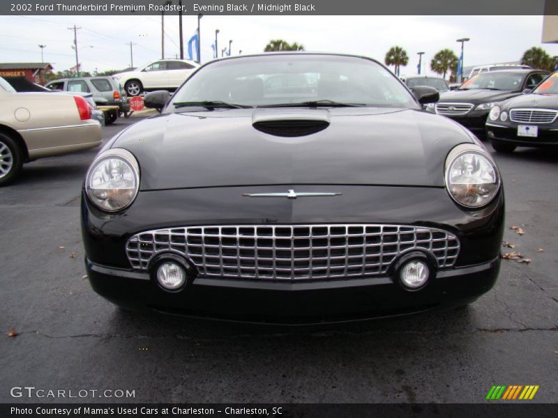 Evening Black / Midnight Black 2002 Ford Thunderbird Premium Roadster