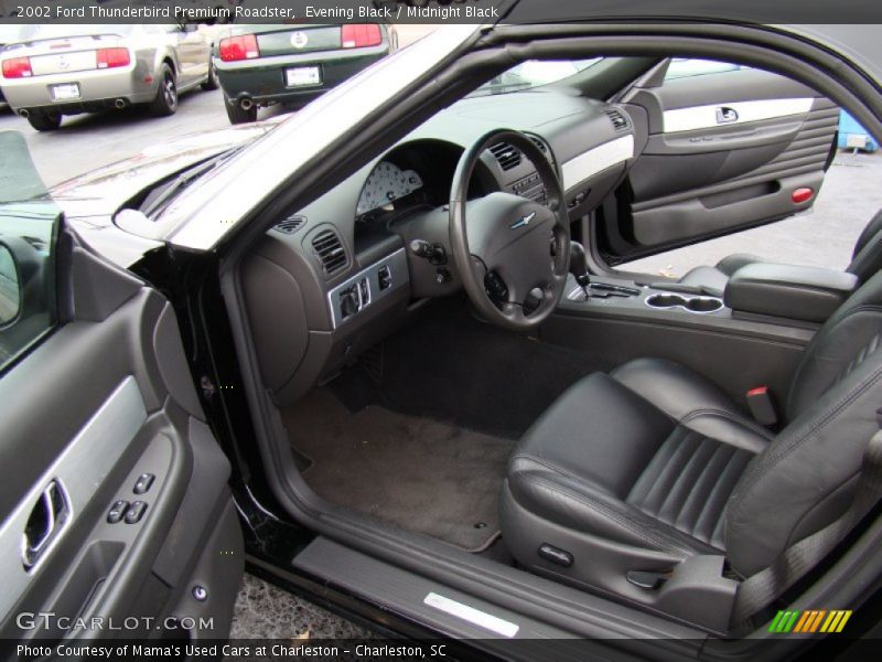  2002 Thunderbird Premium Roadster Midnight Black Interior