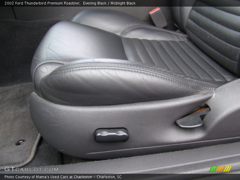 Evening Black / Midnight Black 2002 Ford Thunderbird Premium Roadster