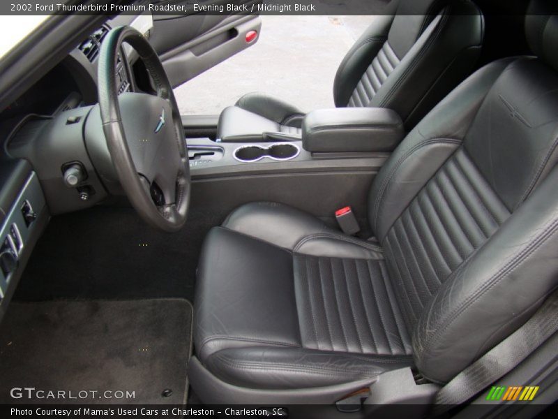 2002 Thunderbird Premium Roadster Midnight Black Interior