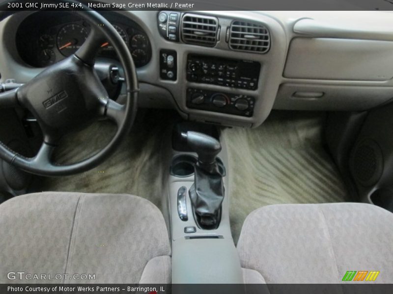 Medium Sage Green Metallic / Pewter 2001 GMC Jimmy SLE 4x4