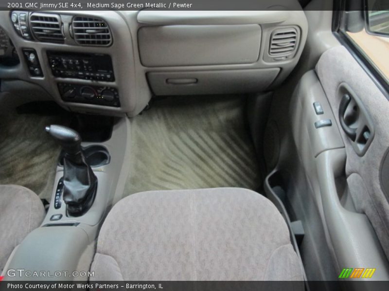 Medium Sage Green Metallic / Pewter 2001 GMC Jimmy SLE 4x4