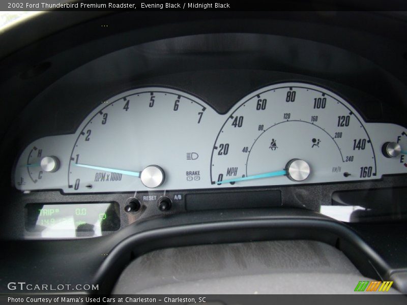  2002 Thunderbird Premium Roadster Premium Roadster Gauges