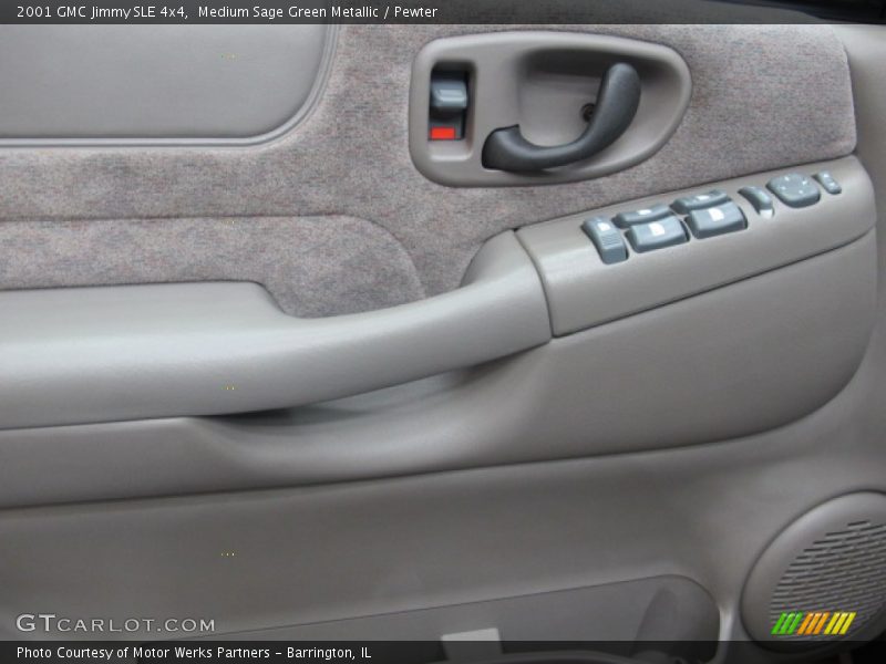 Medium Sage Green Metallic / Pewter 2001 GMC Jimmy SLE 4x4