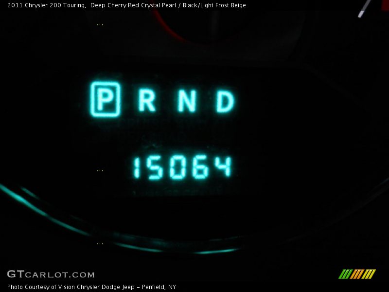 Deep Cherry Red Crystal Pearl / Black/Light Frost Beige 2011 Chrysler 200 Touring