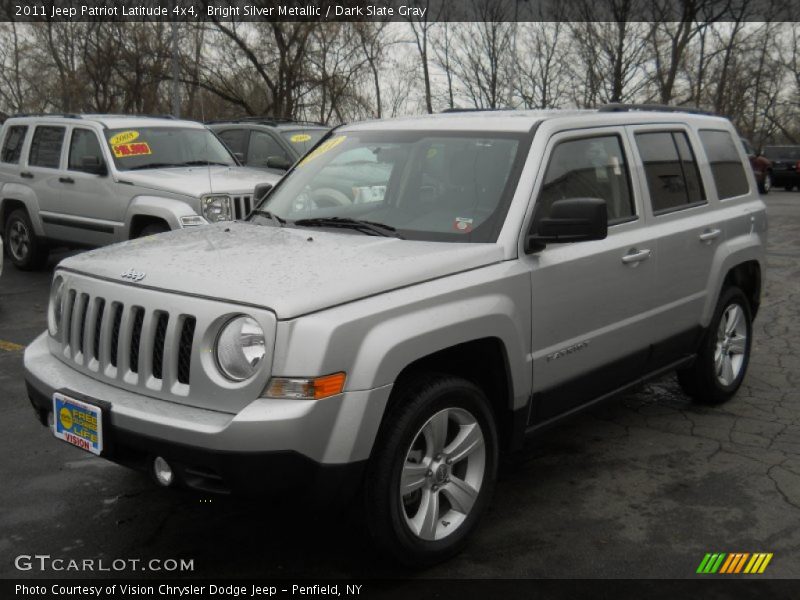 Bright Silver Metallic / Dark Slate Gray 2011 Jeep Patriot Latitude 4x4