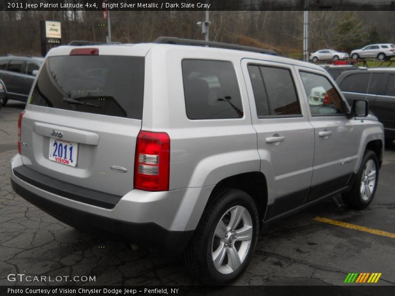 Bright Silver Metallic / Dark Slate Gray 2011 Jeep Patriot Latitude 4x4