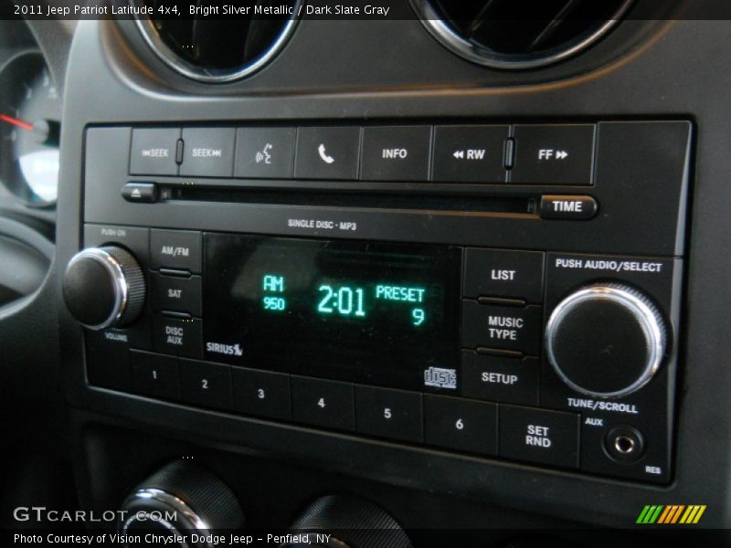 Bright Silver Metallic / Dark Slate Gray 2011 Jeep Patriot Latitude 4x4