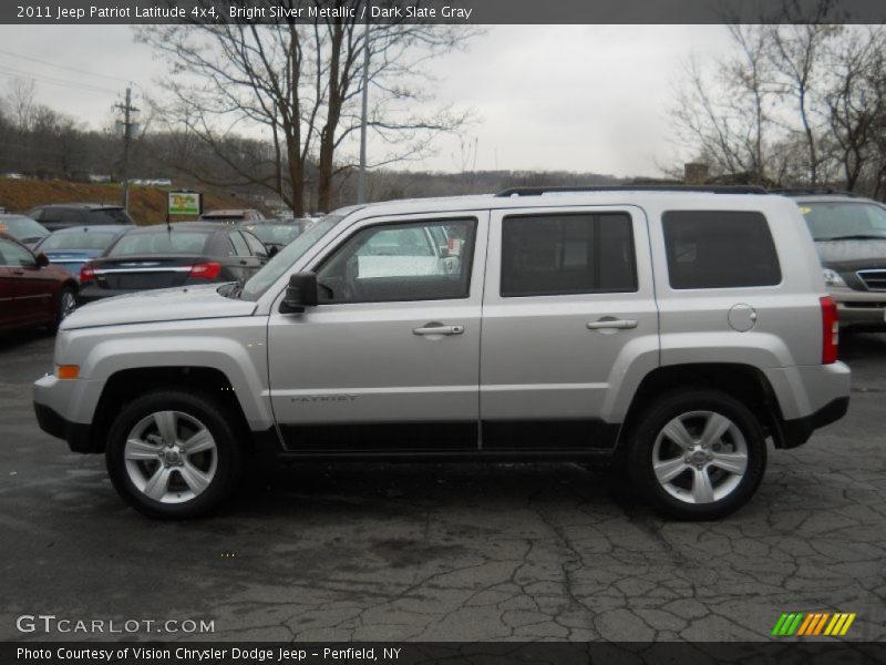 Bright Silver Metallic / Dark Slate Gray 2011 Jeep Patriot Latitude 4x4