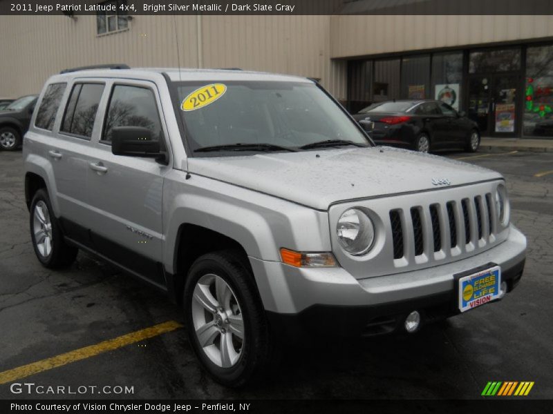 Bright Silver Metallic / Dark Slate Gray 2011 Jeep Patriot Latitude 4x4