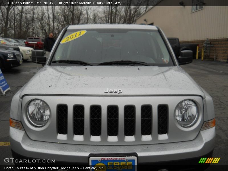 Bright Silver Metallic / Dark Slate Gray 2011 Jeep Patriot Latitude 4x4