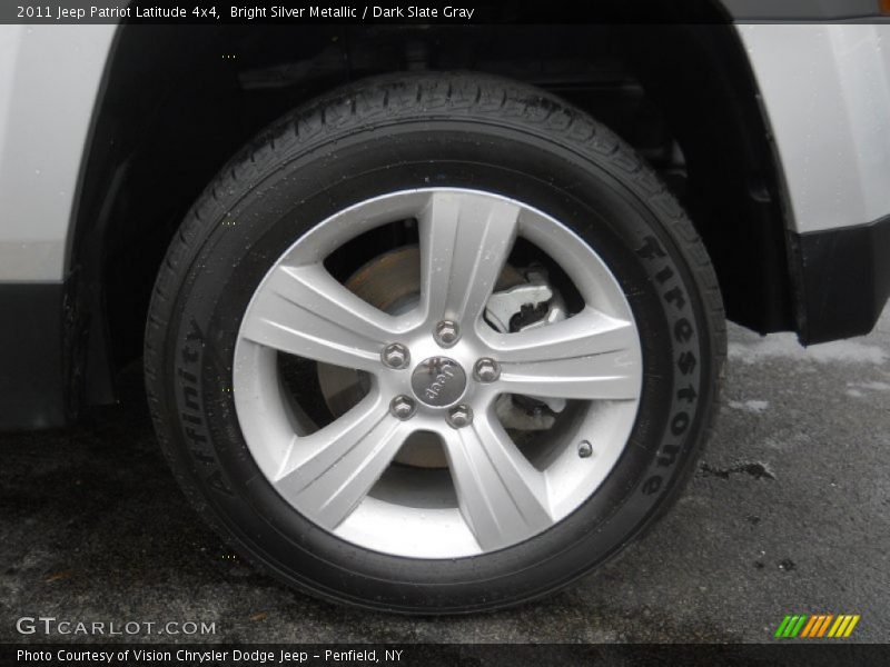 Bright Silver Metallic / Dark Slate Gray 2011 Jeep Patriot Latitude 4x4