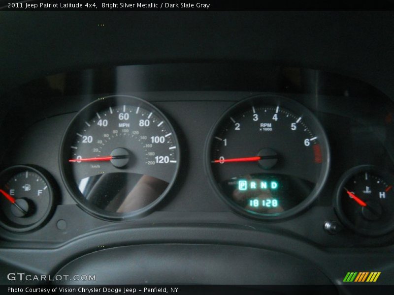 Bright Silver Metallic / Dark Slate Gray 2011 Jeep Patriot Latitude 4x4