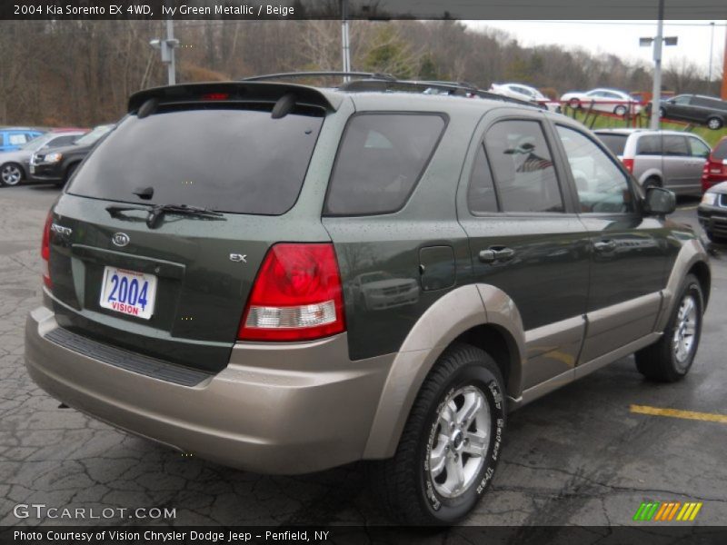 Ivy Green Metallic / Beige 2004 Kia Sorento EX 4WD