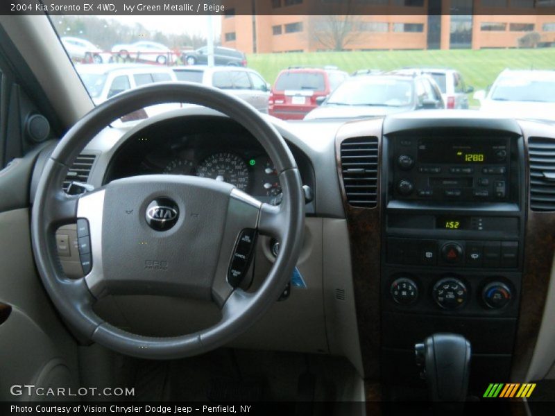 Ivy Green Metallic / Beige 2004 Kia Sorento EX 4WD