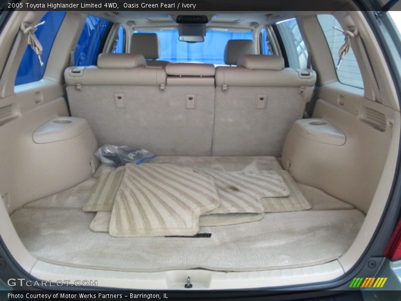 Oasis Green Pearl / Ivory 2005 Toyota Highlander Limited 4WD