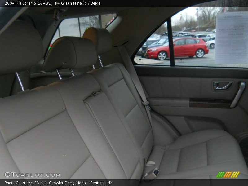 Ivy Green Metallic / Beige 2004 Kia Sorento EX 4WD