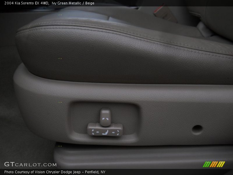 Ivy Green Metallic / Beige 2004 Kia Sorento EX 4WD