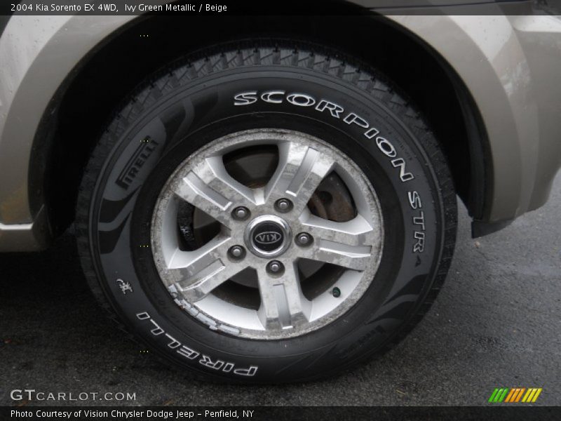 Ivy Green Metallic / Beige 2004 Kia Sorento EX 4WD