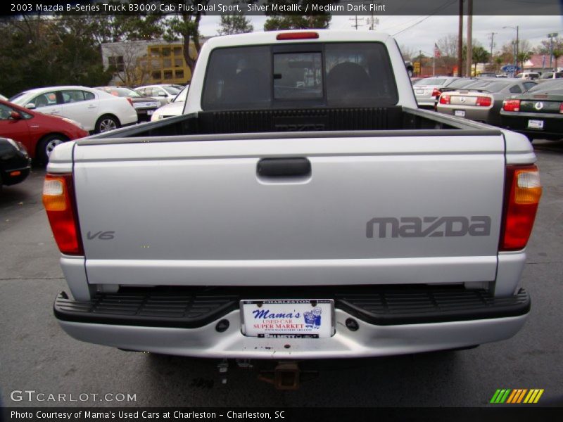 Silver Metallic / Medium Dark Flint 2003 Mazda B-Series Truck B3000 Cab Plus Dual Sport