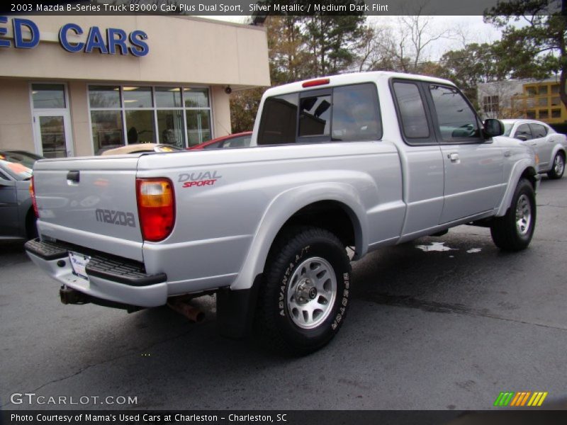 Silver Metallic / Medium Dark Flint 2003 Mazda B-Series Truck B3000 Cab Plus Dual Sport