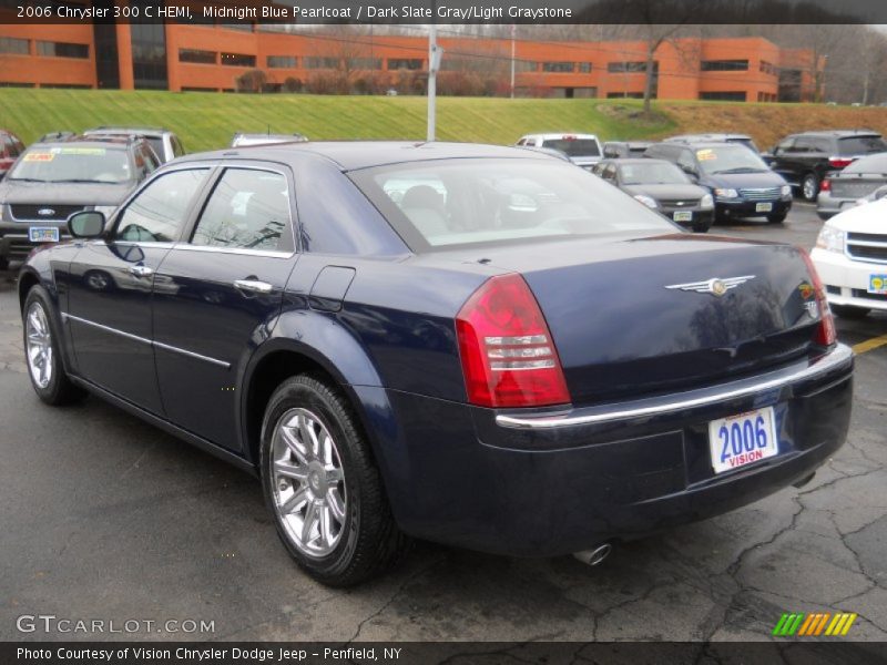 Midnight Blue Pearlcoat / Dark Slate Gray/Light Graystone 2006 Chrysler 300 C HEMI