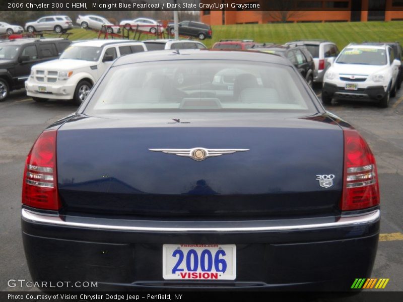 Midnight Blue Pearlcoat / Dark Slate Gray/Light Graystone 2006 Chrysler 300 C HEMI