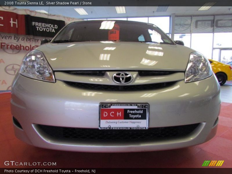 Silver Shadow Pearl / Stone 2008 Toyota Sienna LE