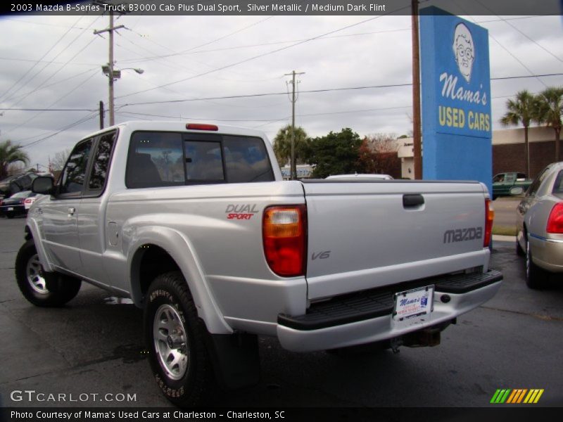 Silver Metallic / Medium Dark Flint 2003 Mazda B-Series Truck B3000 Cab Plus Dual Sport